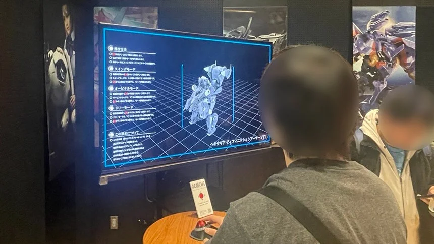 VR体験展示の様子