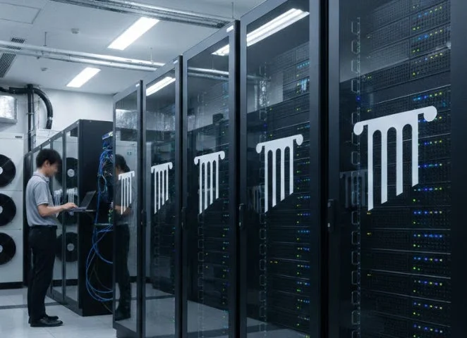 データセンターと技術者
