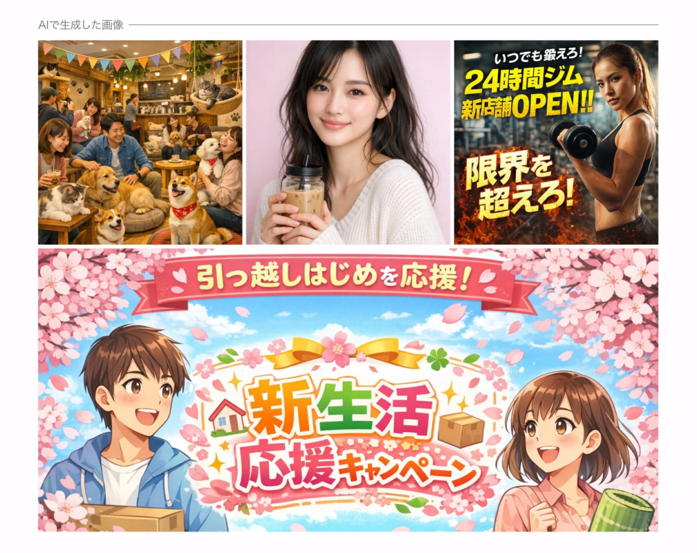 AIで生成された画像例