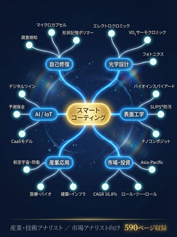 スマートコーティングの技術要素図