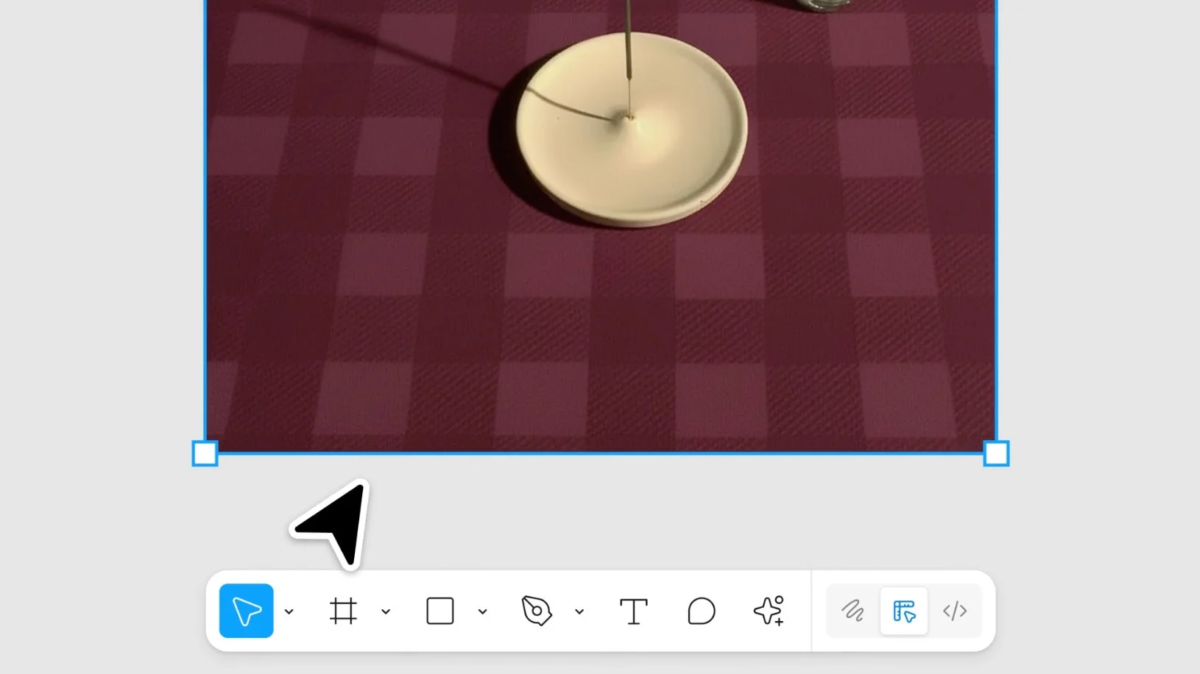 オブジェクトの消去後のイメージ