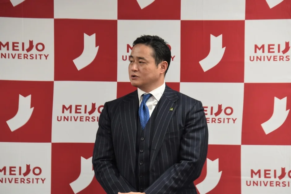 野口学長のスピーチ