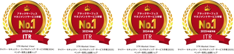 アタックサーフェス マネジメントサービス市場 No.1