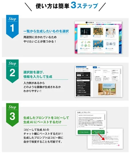 使い方3ステップガイド