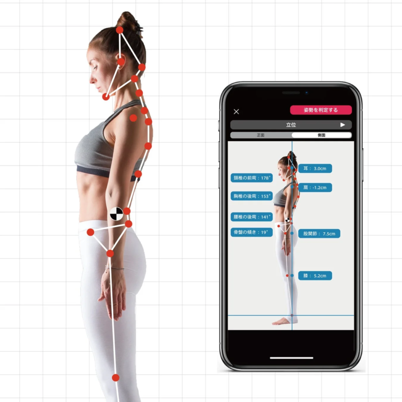 姿勢解析の様子