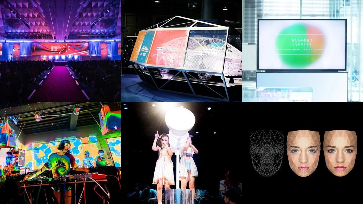 S5 Studiosの活動をイメージさせる多様なテクノロジーとエンターテイメントのシーン