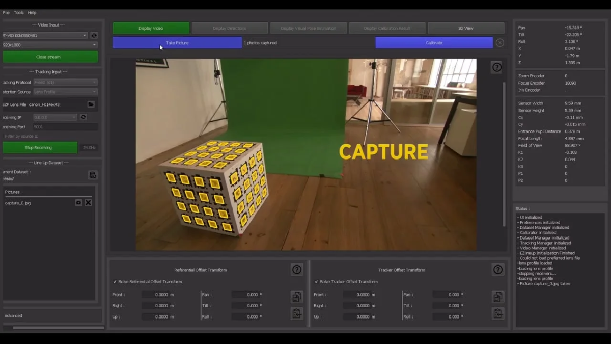 カメラオフセットステップ