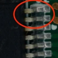 ショート不良の例2