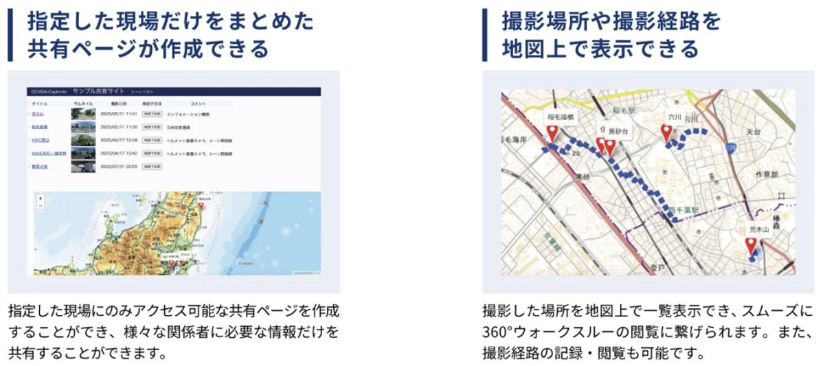 共有ページ作成機能