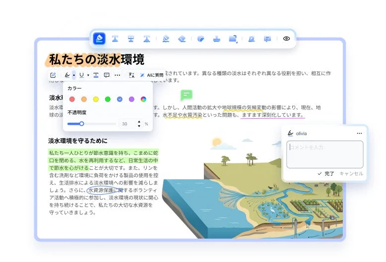 PDNobの編集・注釈機能