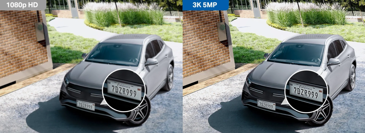 解像度比較（ナンバープレート）