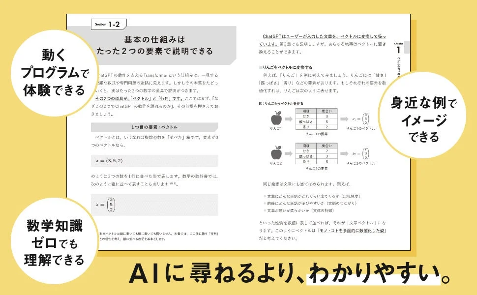 ChatGPTの仕組みをベクトルで解説