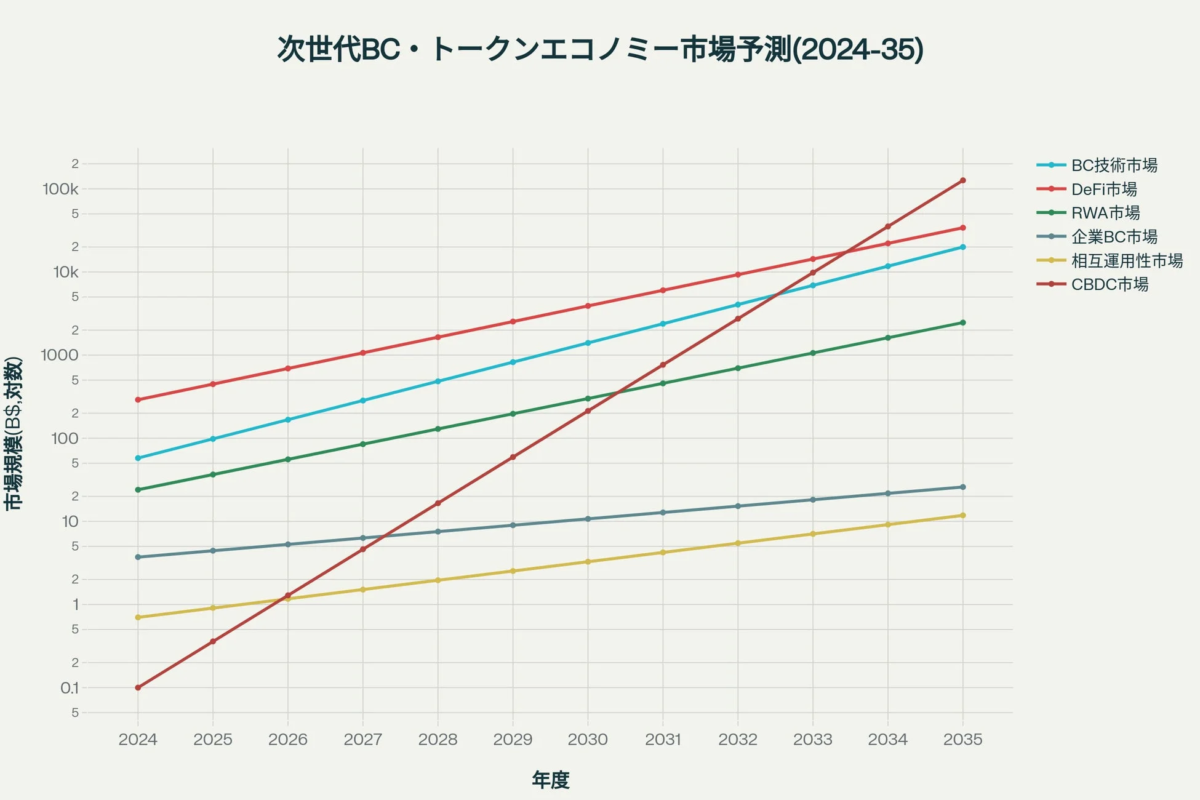 次世代BC・トークンエコノミー市場予測(2024-35)