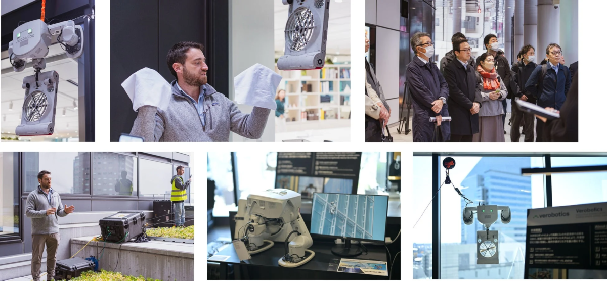 Veroboticsの窓拭きロボット