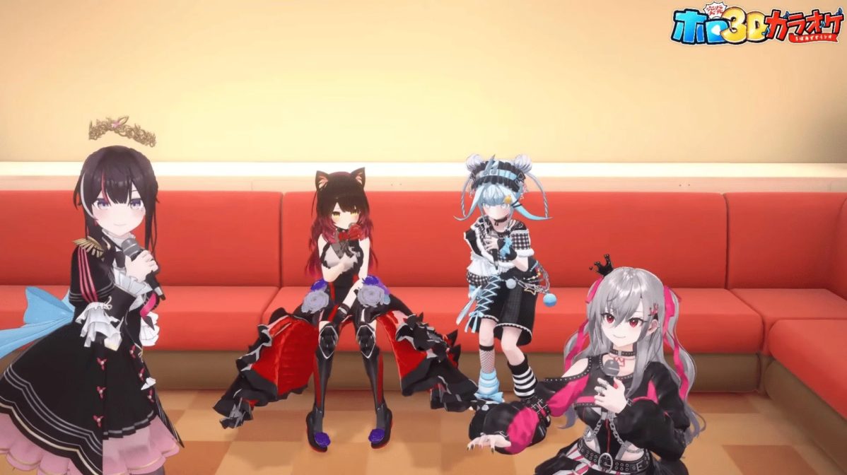 3D空間でカラオケを楽しむVTuberたち