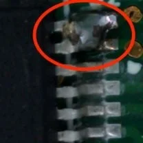 ショート不良の例1