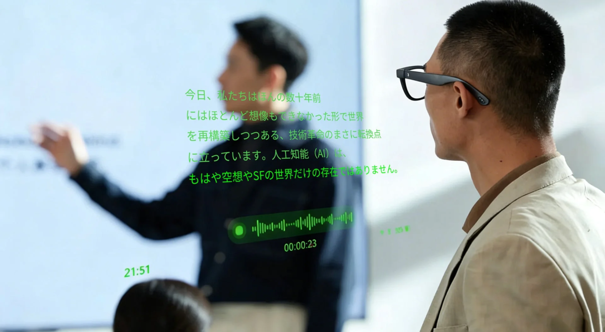 リアルタイム文字起こし