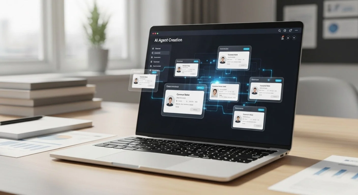 AIエージェント作成のUI