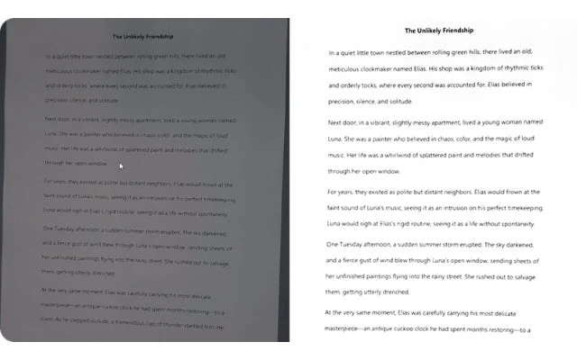 AIエンハンスメントによる画像補正