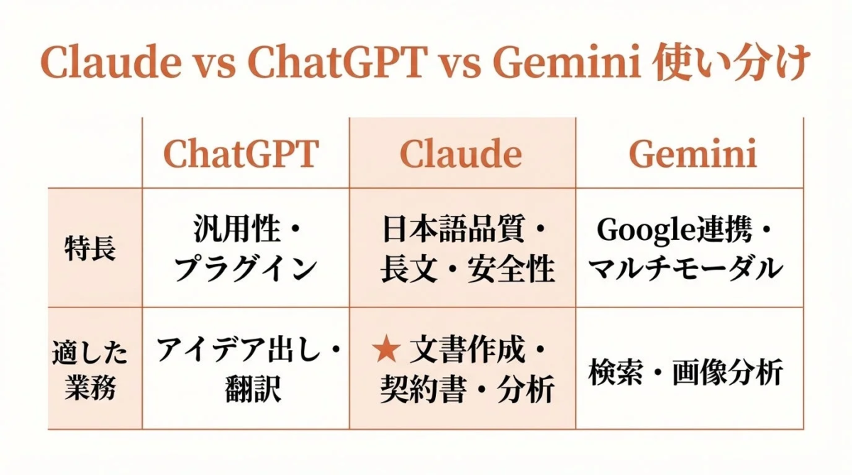 Claude vs ChatGPT vs Gemini
