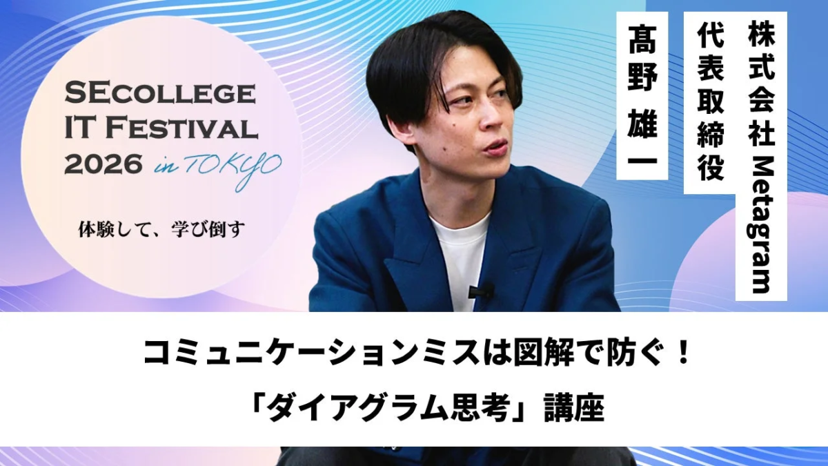 コミュニケーションミスは図解で防ぐ！「ダイアグラム思考」講座