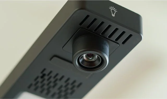 調光LED部分のクローズアップ