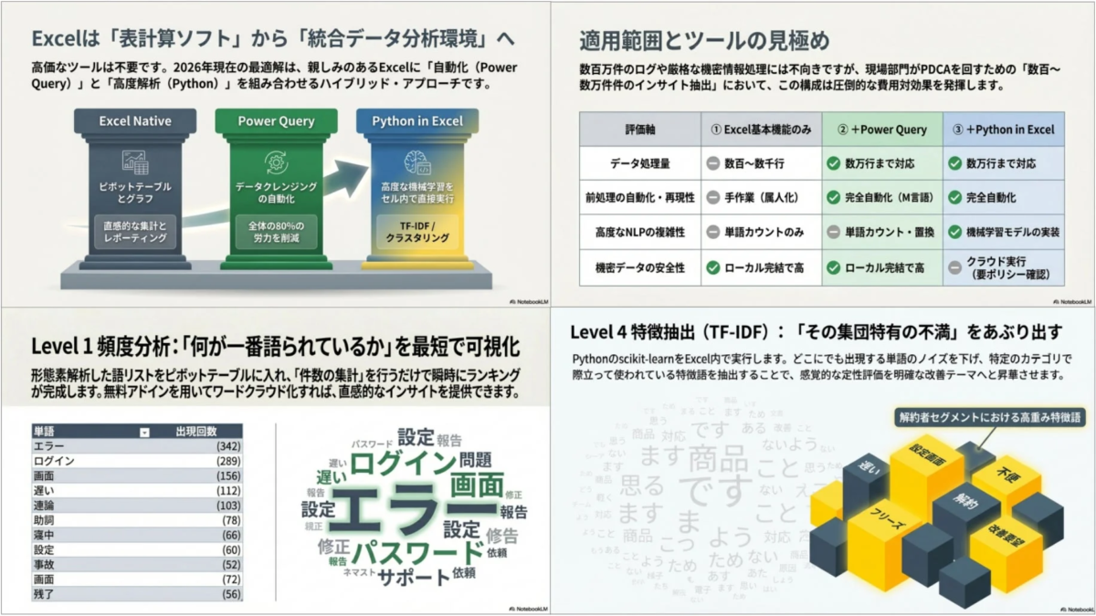 Excelは「表計算ソフト」から「統合データ分析環境」へ
