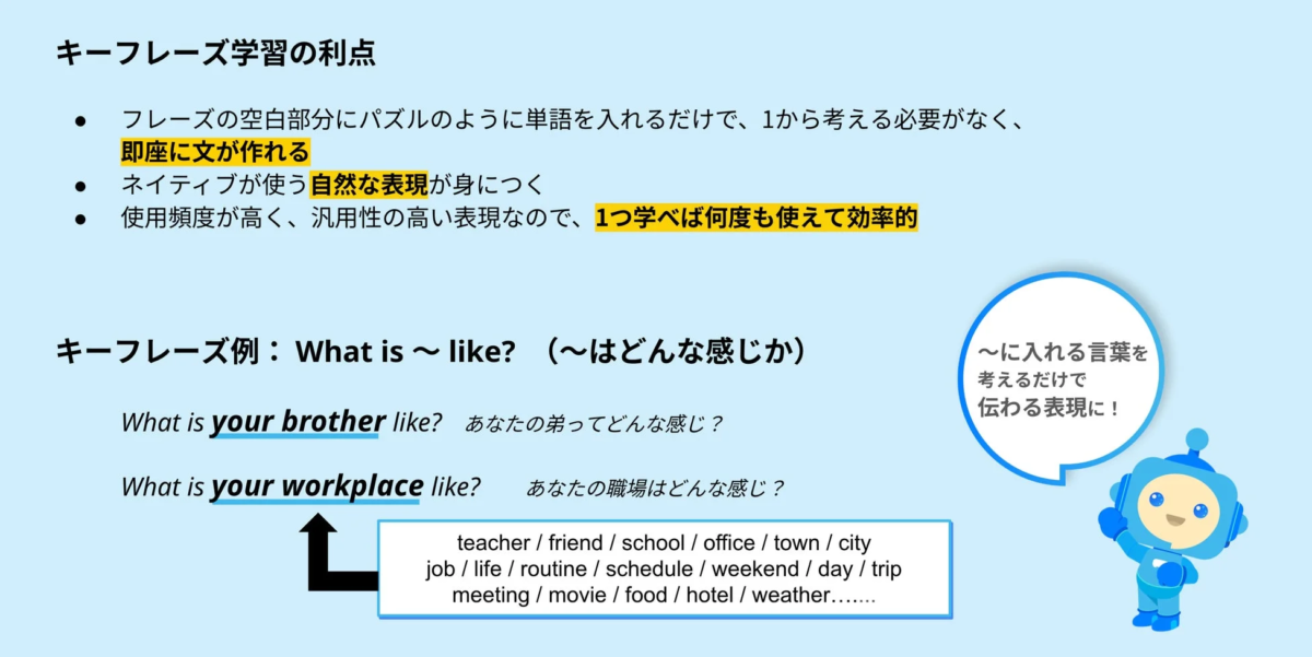 キーフレーズ学習の利点