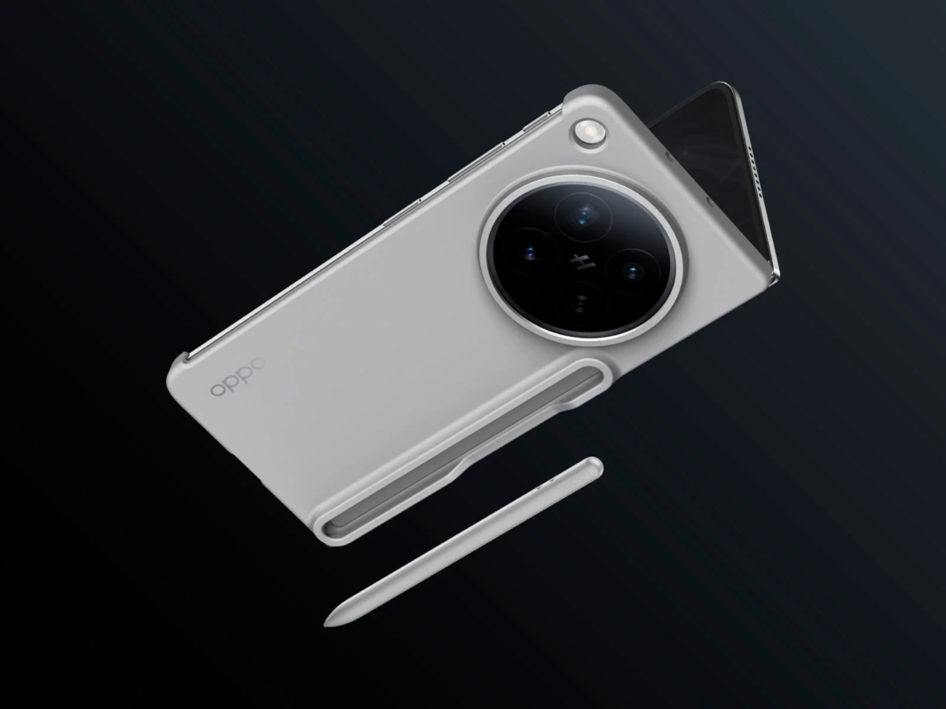 OPPO AI Pen Kitと専用ケース付きスマホ