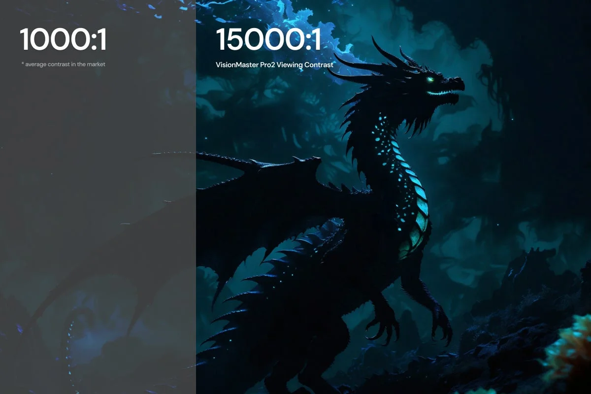 コントラスト比比較