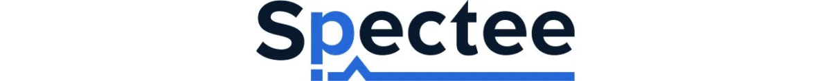 白い背景に「Spectee」という文字と、その下に青いグラフのようなデザインが描かれたロゴ画像