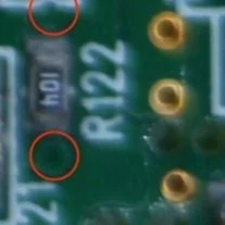 メッキ不良の例1