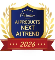 AIsmiley AI PRODUCTS NEXT AI TREND 2026 アワードエンブレム