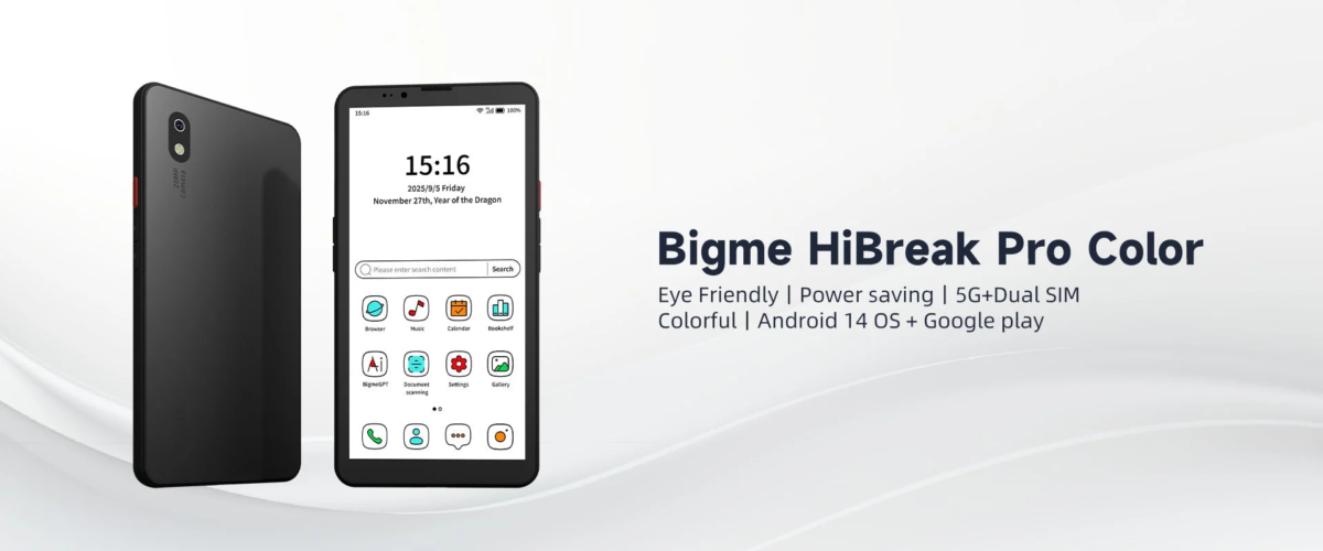 Bigme HiBreak Pro Colorスマートフォン
