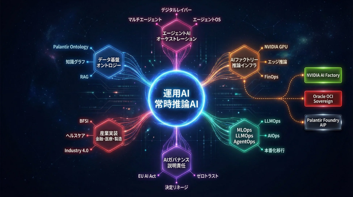 運用AIと常時推論AIのエコシステム