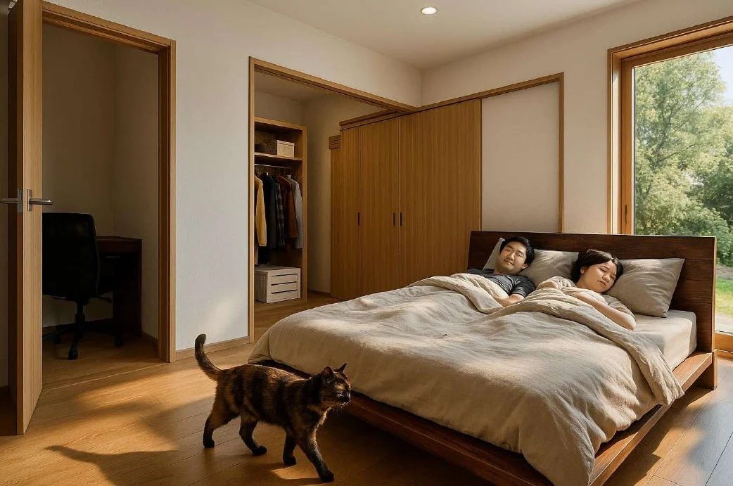 穏やかな寝室のイメージ