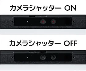 カメラシャッターのON/OFF状態を示す画像