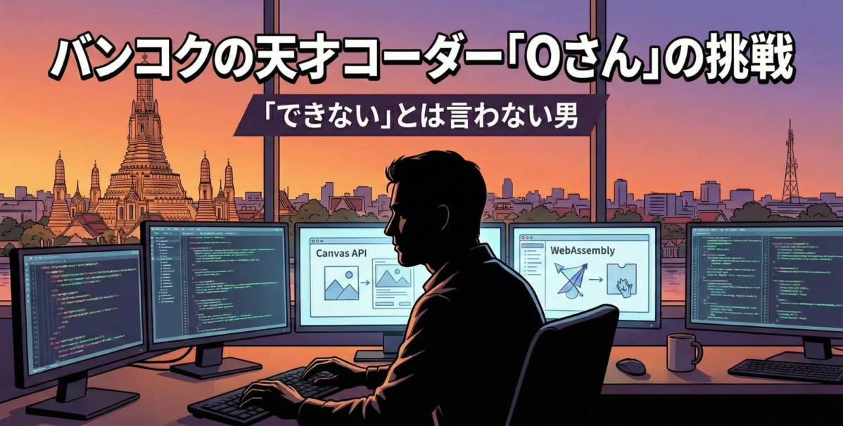 バンコクの天才コーダーOさん