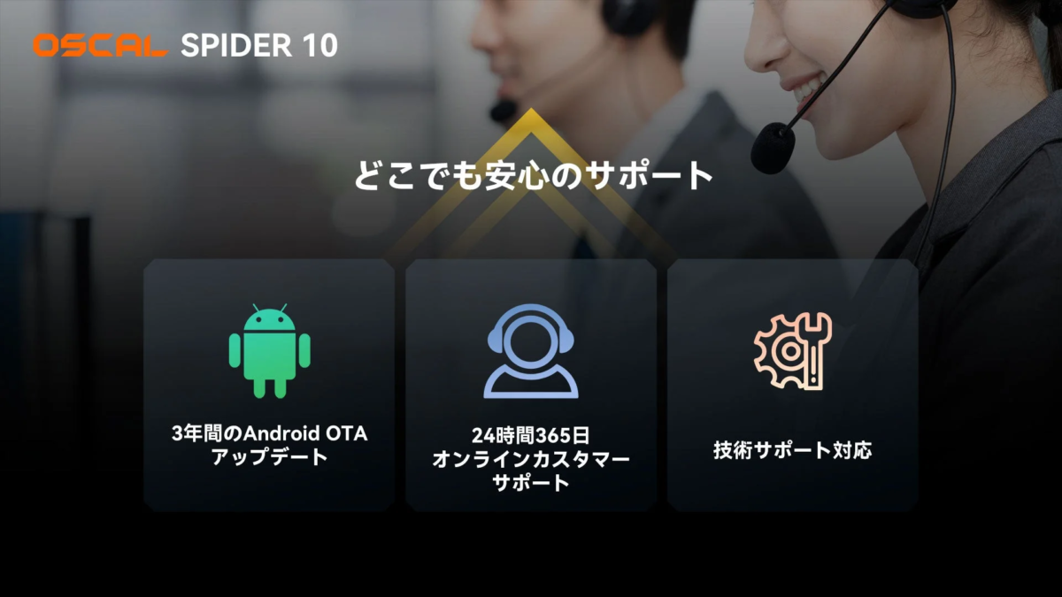 OSCAL SPIDER 10 サポート