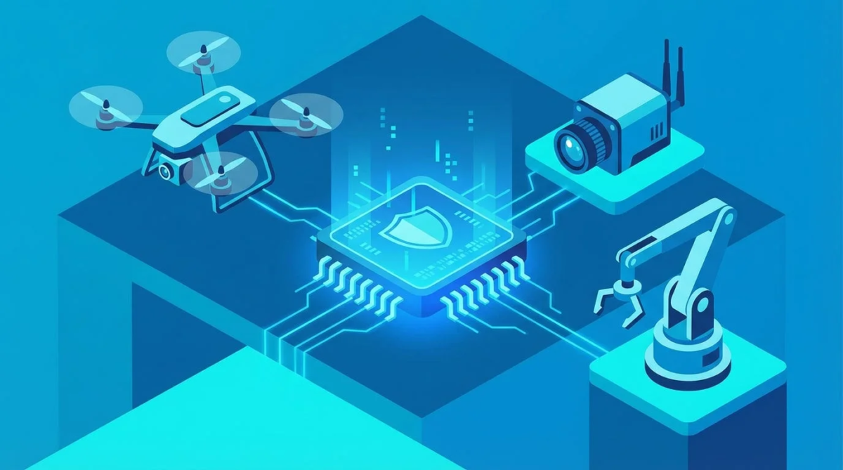ドローン、セキュリティカメラ、ロボットアームと半導体