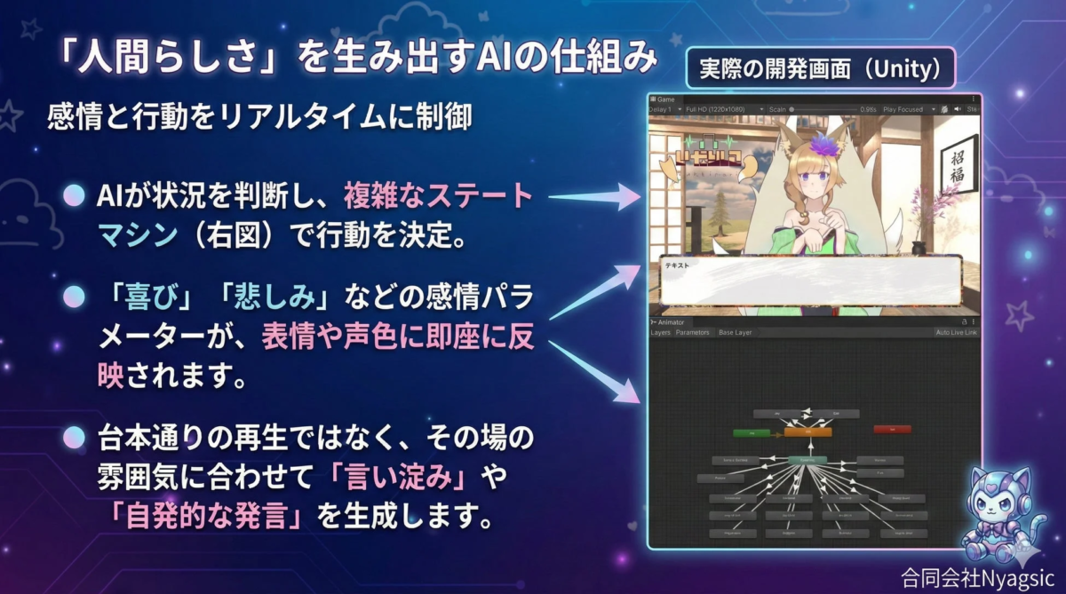 「人間らしさ」を生み出すAIの仕組み