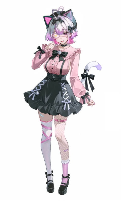 ゴスロリ風衣装のミオ