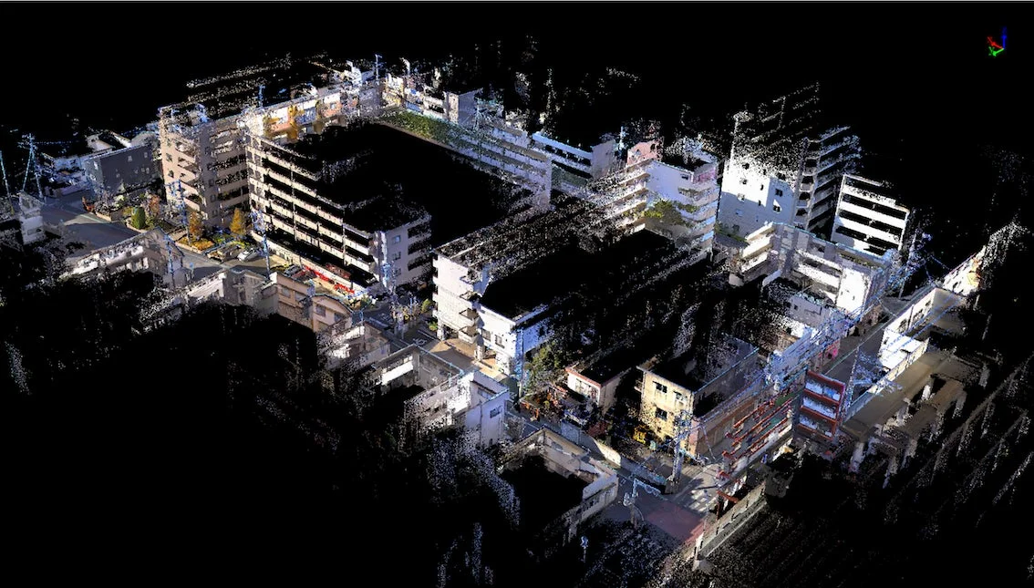 都市の点群データ