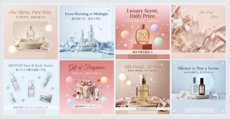 One Spray. Pure Wow. ひと吹きが、会話を変える