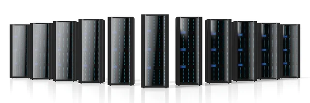 サーバーラックのイラスト