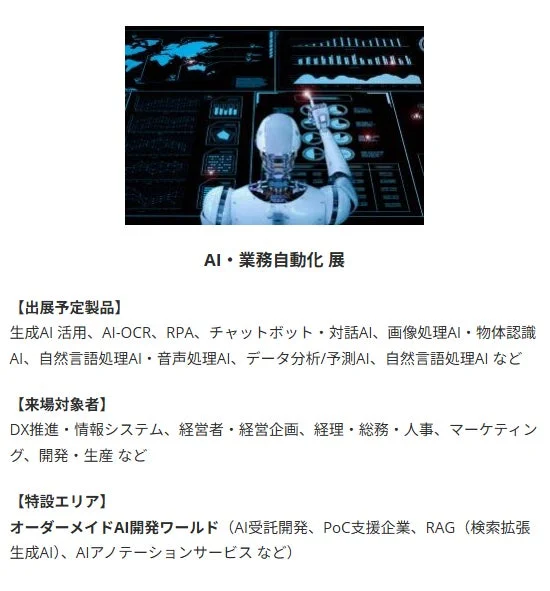 AI・業務自動化展