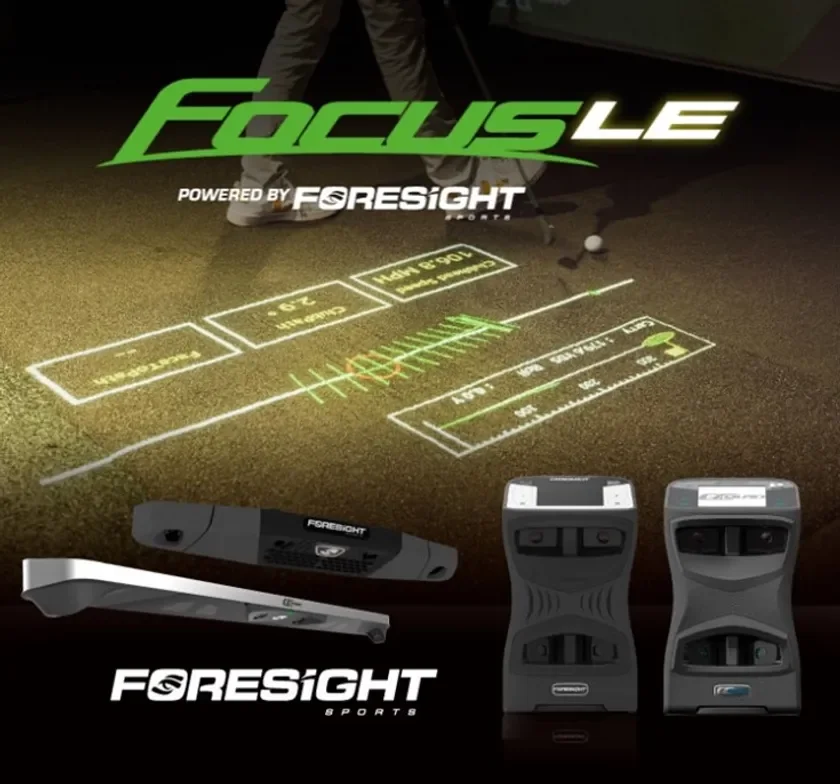 ゴルフのシミュレーションシステム「FOCUS LE」の広告画像