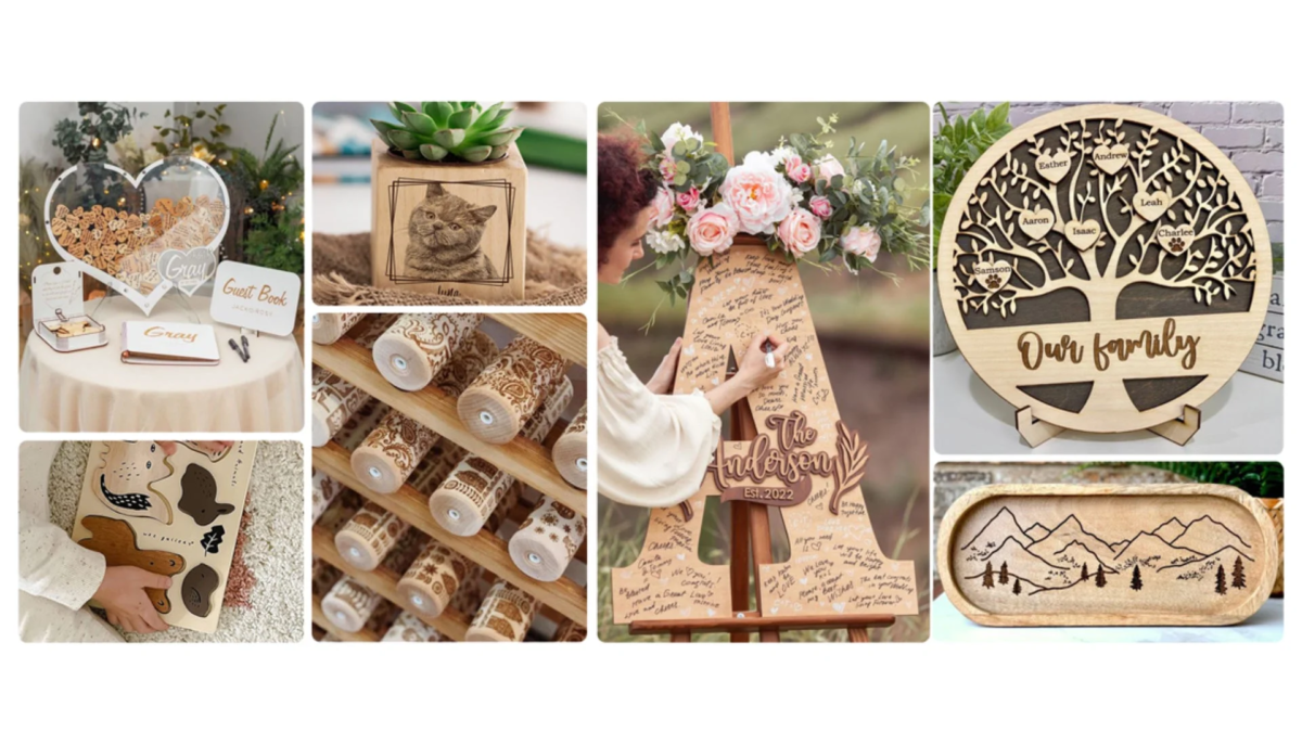 木工品の彫刻例